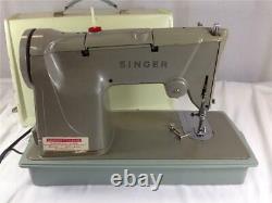 Vintage Singer 328K Heavy Duty Sewing Machine Made In Great Britain & Canada