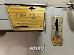 Vintage Singer 328K Heavy Duty Sewing Machine Style-O-Matic With Foot Pedal