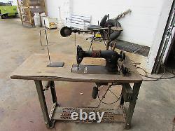 Vintage Singer 96-10 Industrial Medium To Heavy Duty Sewing Machine Good