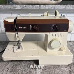 Vintage Singer Model 5525 Sewing Machine Metal Heavy Duty! Free Arm, Working