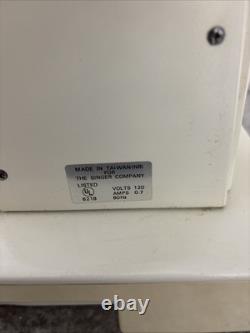 Vintage Singer Model 5525 Sewing Machine Metal Heavy Duty! Free Arm, Working