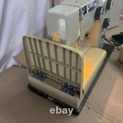 Vintage Super Clean Working RICCAR 808E Sewing Machine Heavy Duty Metal W Case