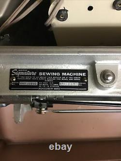 Vintage Wards Signature UHT J285C Sewing Machine 1.3 Amp Heavy Duty (F1)