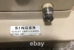 Vtg 1972 SINGER Stylist Zig-Zag Model 457 Sewing Machine Heavy Duty with Pedal