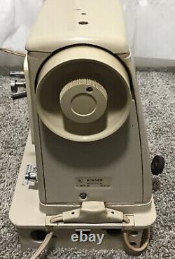 Vtg 1972 SINGER Stylist Zig-Zag Model 457 Sewing Machine Heavy Duty with Pedal
