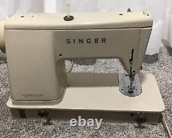 Vtg 1972 SINGER Stylist Zig-Zag Model 457 Sewing Machine Heavy Duty with Pedal