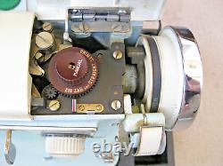 Vtg Brother Model 230 Galaxie Sewing Machine withCase Pedal RUNS HEAVY Free Shipng