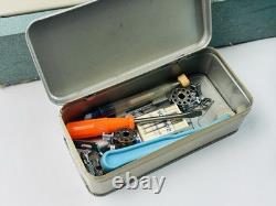 Vtg Domestic 264 Heavy Duty Sewing Machine Japan Case Manual Accessories Metal