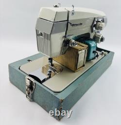 Vtg Domestic 264 Heavy Duty Sewing Machine Japan Case Manual Accessories Metal