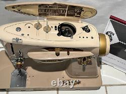Vtg Heavy Duty Singer 503 A Sewing Machine Slant Shank Rocketeer Embroidery NICE