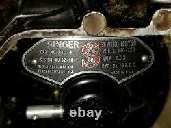 Vtg Singer 301 Portable Sewing Machine, Heavy Duty Black