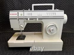 Vtg Singer 57817C Heavy Duty Sewing Machine Tested 17-Stitch Free Arm Workhorse