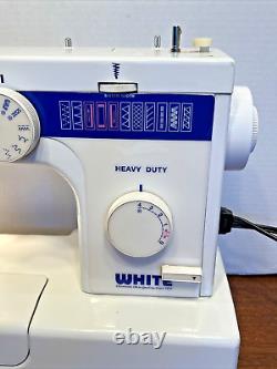 WHITE Sewing Machine Model 258SM 258 SM Heavy Duty Power Cord Foot Pedal, manual