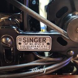 WORKING Vintage Heavy Duty Singer 99K 1957 Sewing Machine 3/4 Size