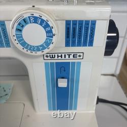 White 1510 Heavy Duty Free Arm Sewing Machine with Pedal & Accessories WORKS