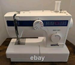 White 1866 HEAVY DUTY SEWING MACHINE with Foot Control & Accessories