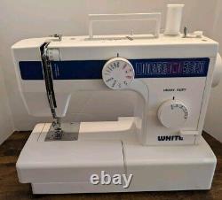 White 1866 HEAVY DUTY SEWING MACHINE with Foot Control & Accessories