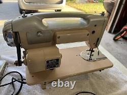 White 763 Straight Stitcher Sewing Machine Heavy Duty Vintage Antique Japan