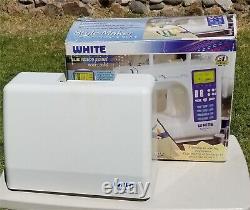 White Heavy Duty Computerized 3100 Sewing Machine Over 200 Diff. Stitches