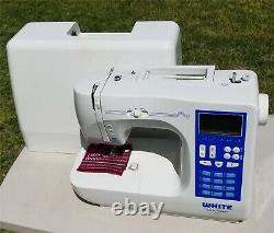 White Heavy Duty Computerized 3100 Sewing Machine Over 200 Diff. Stitches