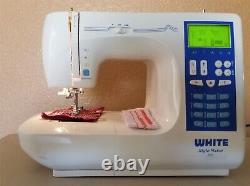 White Heavy Duty Computerized 3100 Sewing Machine Over 200 Diff. Stitches