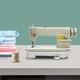 White Iron Freestanding DDL-6150-H Heavy Duty Straight Stitch Sewing Machine