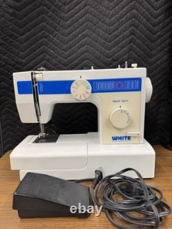 White heavy duty sewing machine, Model NO 1766