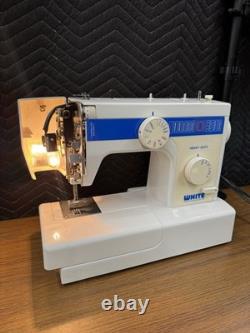 White heavy duty sewing machine, Model NO 1766