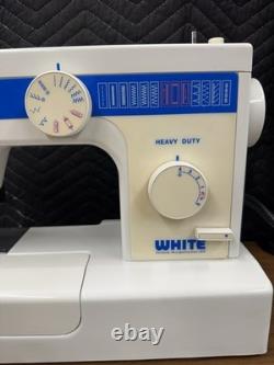 White heavy duty sewing machine, Model NO 1766
