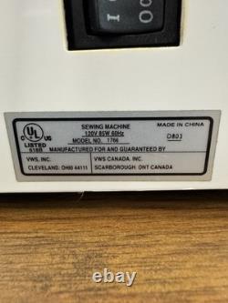 White heavy duty sewing machine, Model NO 1766
