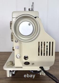 Works! Vintage Janome Stradivaro 669 Heavy Duty Japan Zigzag Sewing Machine A3