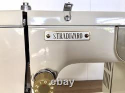 Works! Vintage Janome Stradivaro 669 Heavy Duty Japan Zigzag Sewing Machine A3