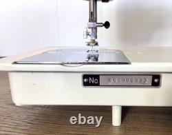Works! Vintage Janome Stradivaro 669 Heavy Duty Japan Zigzag Sewing Machine A3